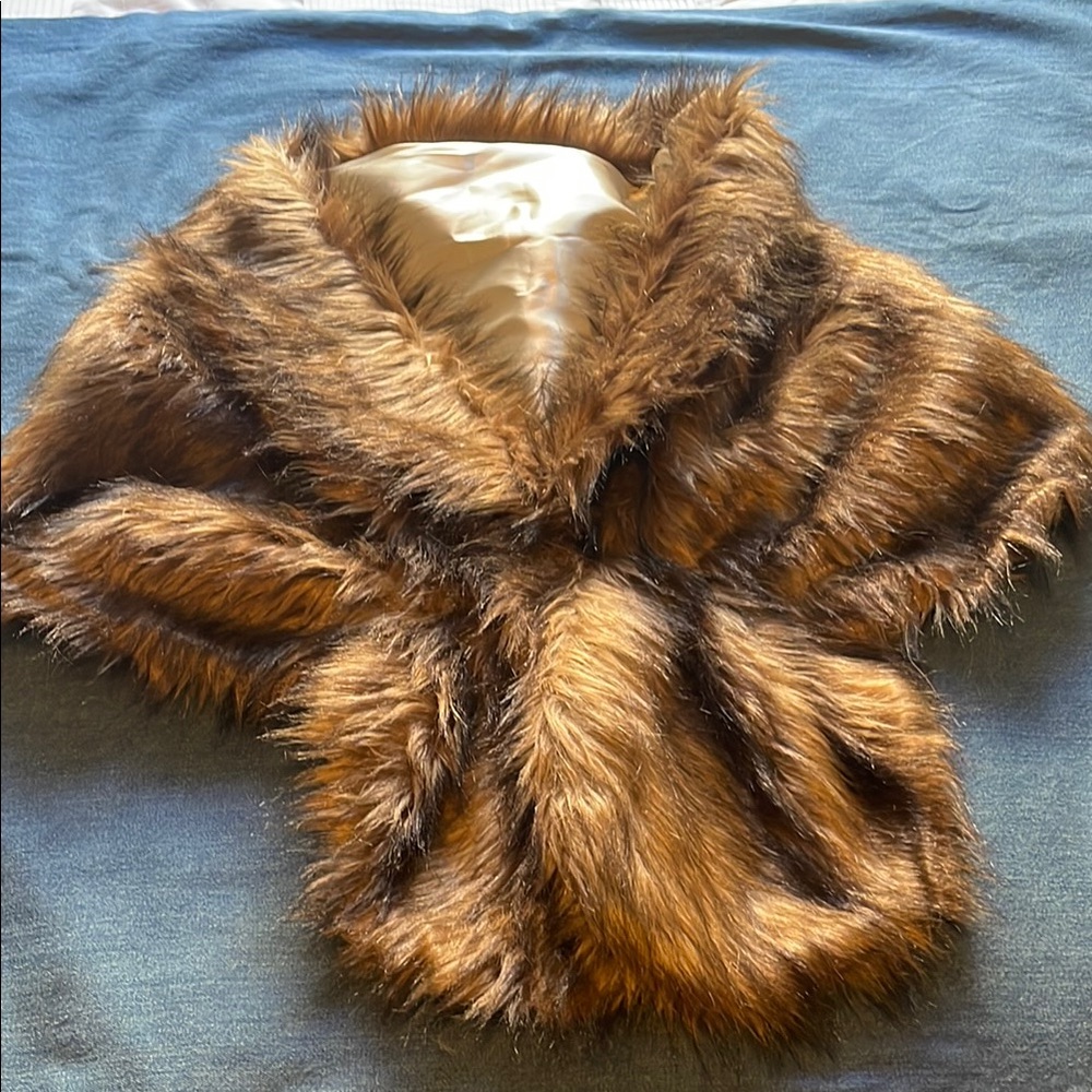 Luxurious Faux Fur Shawl